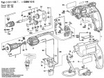 Bosch 0 601 135 763 Gbm 10 E Drill 230 V / Eu Spare Parts